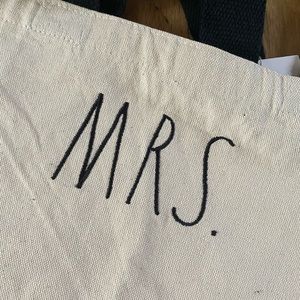 NWT Rae Dunn MRS. tote bag